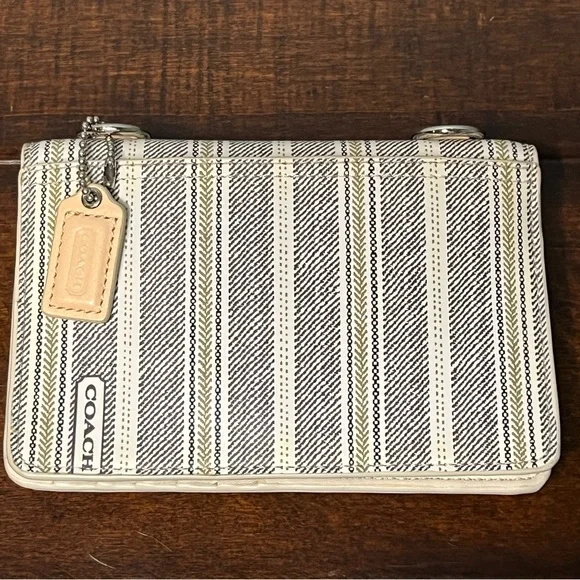 Coach Striped Wallet - Picture 3 of 6